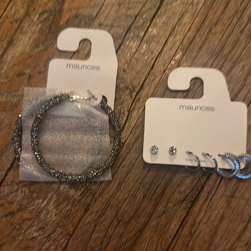 Maurices Silver Jewelry Set